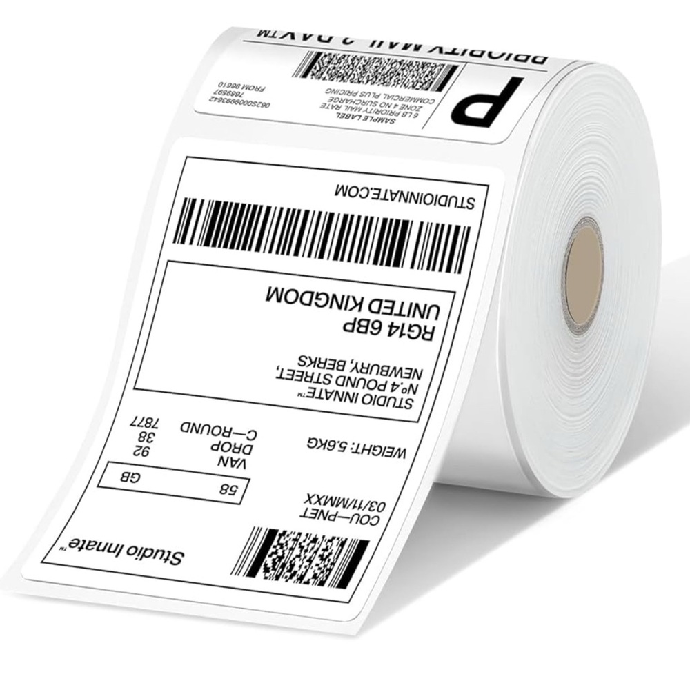 4x6 Thermal Labels Roll, 250 Thermal Shipping Labels, Thermal Printer Paper Roll
